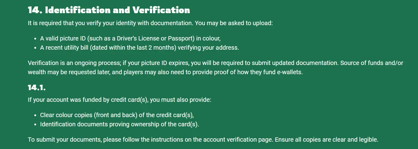 Fair Go Casino account and FAQ guidance