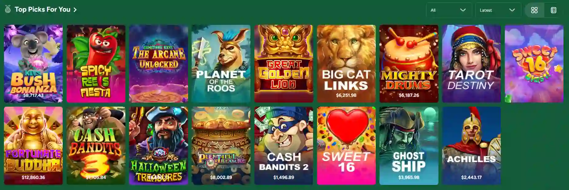Fair Go Casino Games: Pokies and RTG / SpinLogic Overview